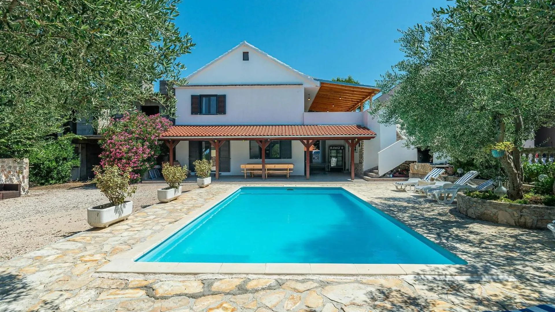 Luxurious Holiday Home With Private Pool Wellness Spa Bibinje